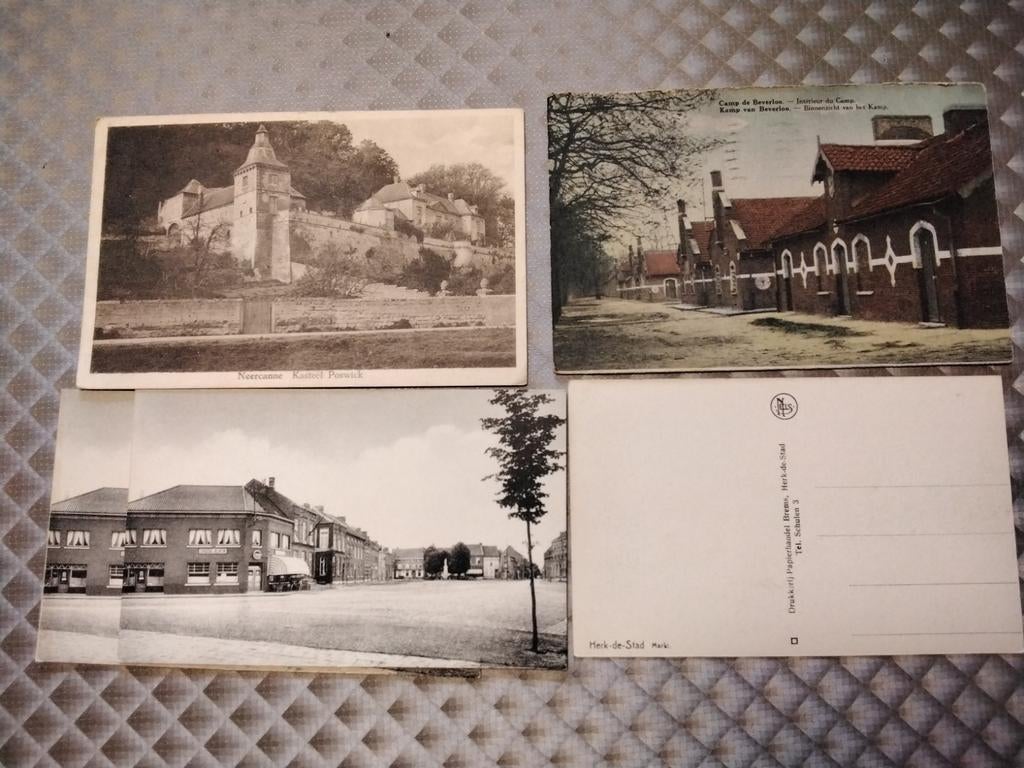 Postkaarten Herk de Stad Lanaken Beverlo, Verzamelen, Ophalen of Verzenden