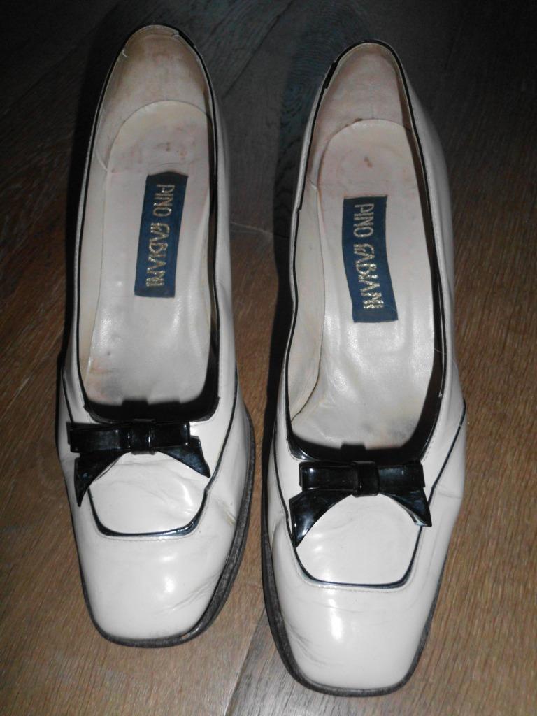VINTAGE schoenen GIOVANNI / 37,5, Enlèvement ou Envoi, Beige, Porté, Chaussures basses