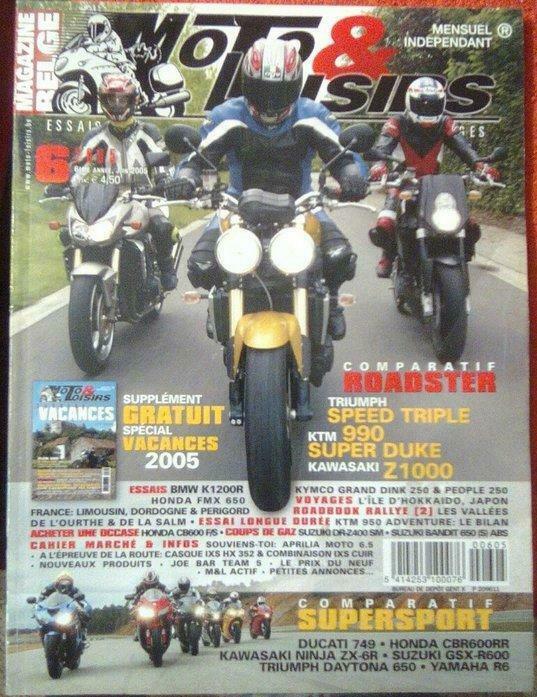 Motorcycle & Leisure magazine uit 2005.