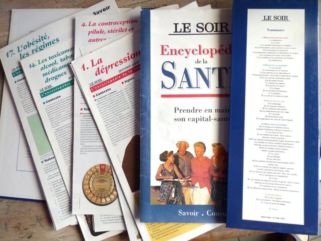 Coffret encyclopédie de la santé. Le soir., Enlèvement, Utilisé, Médecine, Série complète