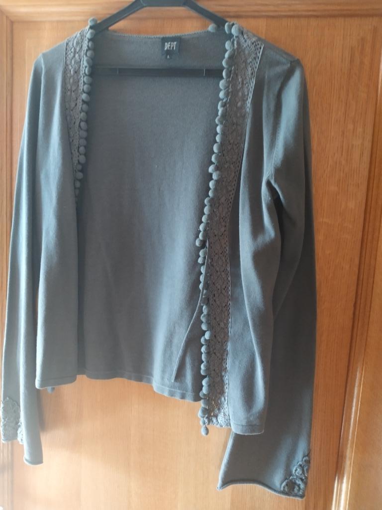 Grijze gilet Dept, Maat 42/44 (L), Ophalen of Verzenden, Zo goed als nieuw, Grijs