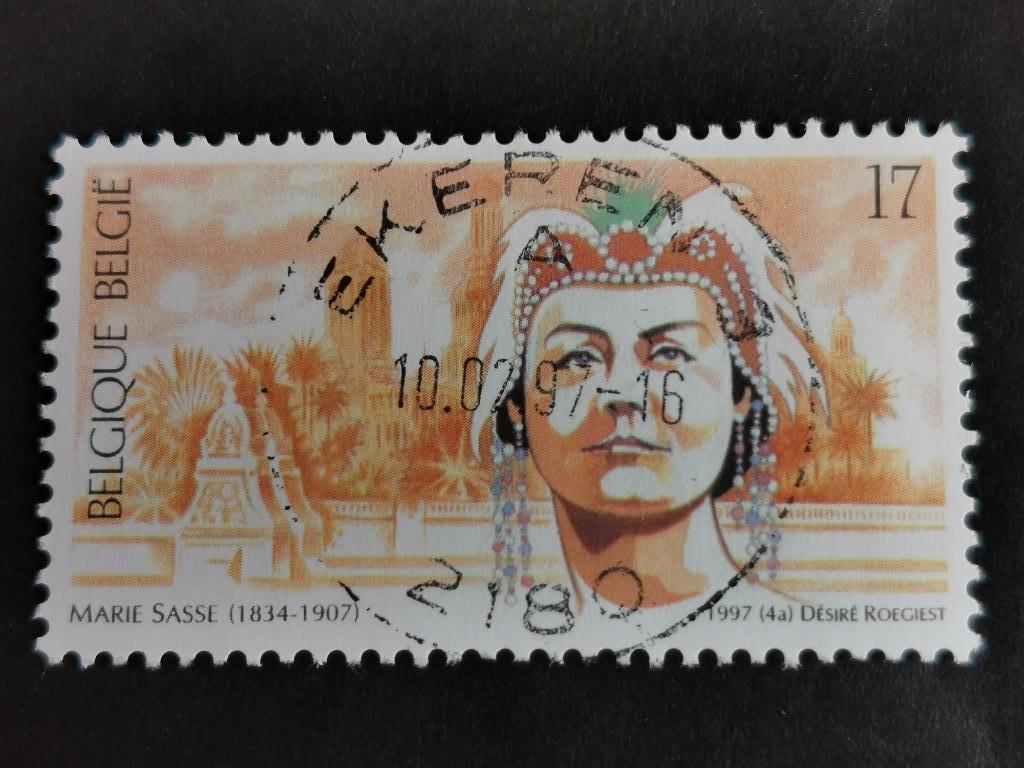 Belgie 1997 - muziek - opera - Marie Sasse, Ophalen of Verzenden, Gestempeld, Muziek