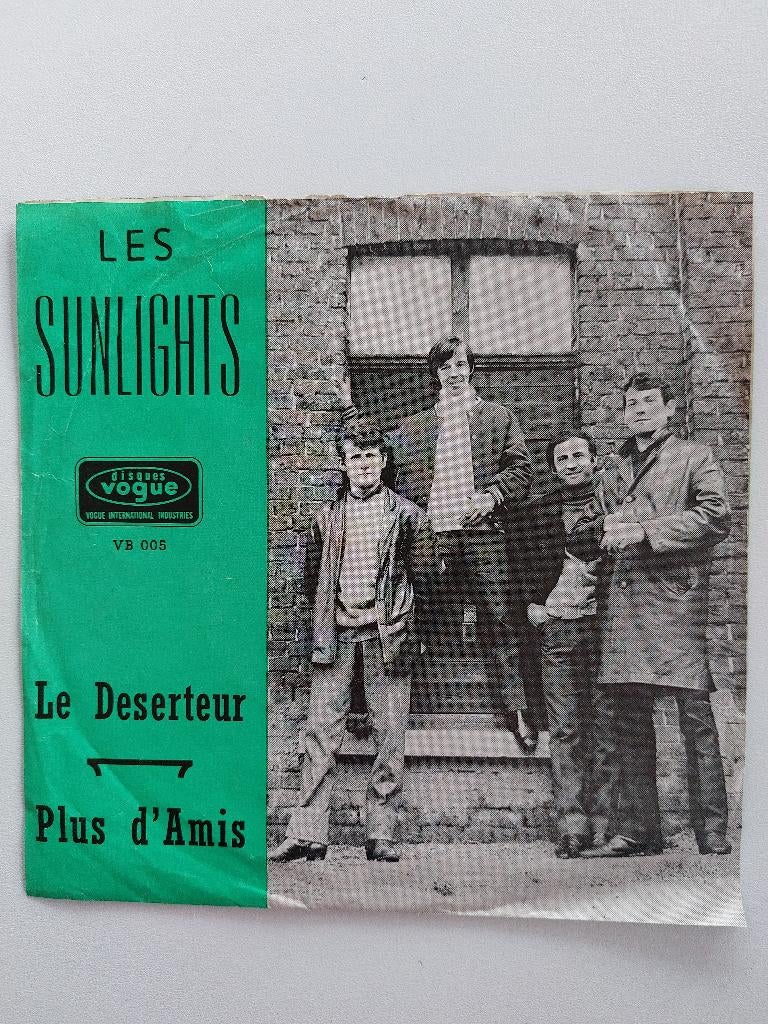The Sunlights (Belpop) - Le Déserteur (1966 - Garage Rock), Enlèvement ou Envoi, Pop