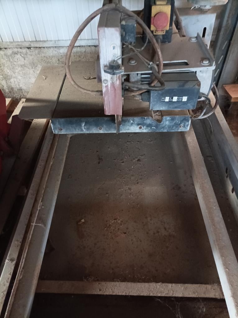 steenzaag, Doe-het-zelf en Bouw, Gebruikt, 70 mm of meer, Overige typen, 1200 watt of meer