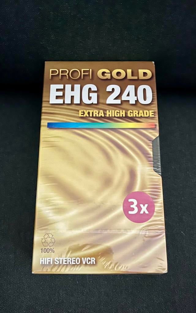 Cassettes vidéo Profi Gold EHG-240 de très haute qualité, Tous les âges, Enlèvement ou Envoi, Neuf, dans son emballage, Autres genres