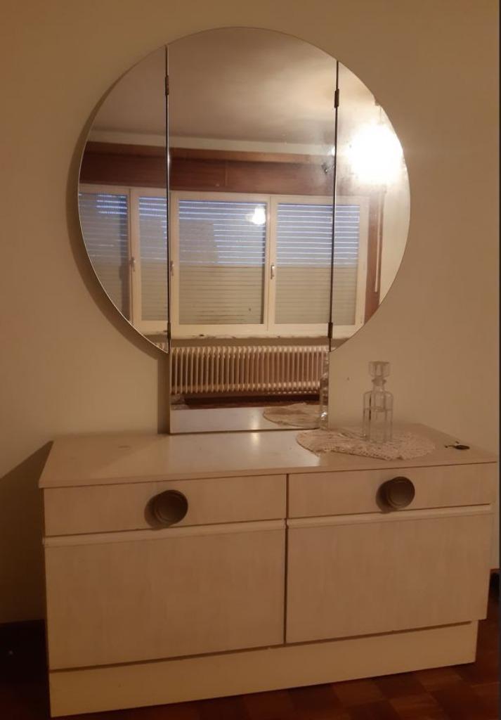 commode met spiegel, Ophalen, Overige materialen, Gebruikt, 100 tot 150 cm