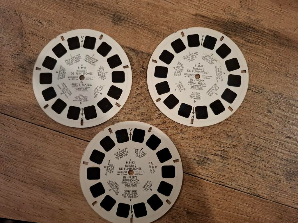 Viewmaster : de flinstones, Verzamelen, Verzenden, Zo goed als nieuw