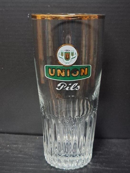 Verre Union pils (Jumet), Collections, Marques de bière, Enlèvement ou Envoi, Comme neuf
