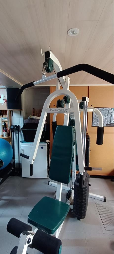 Fitness dunlop pro Line 400, Sport en Fitness, Ophalen, Gebruikt, Benen, Fitnessbank