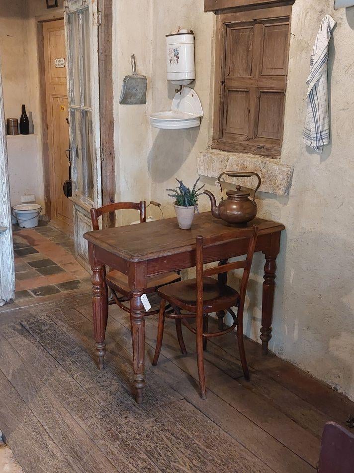 table de cuisine ancienne décorative, table de café, Enlèvement