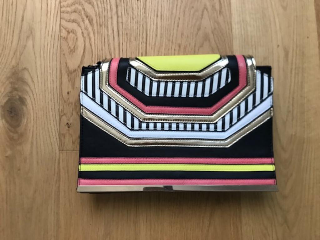 Pochette colorée, Ophalen of Verzenden, Gebruikt, Overige kleuren, Avondtasje