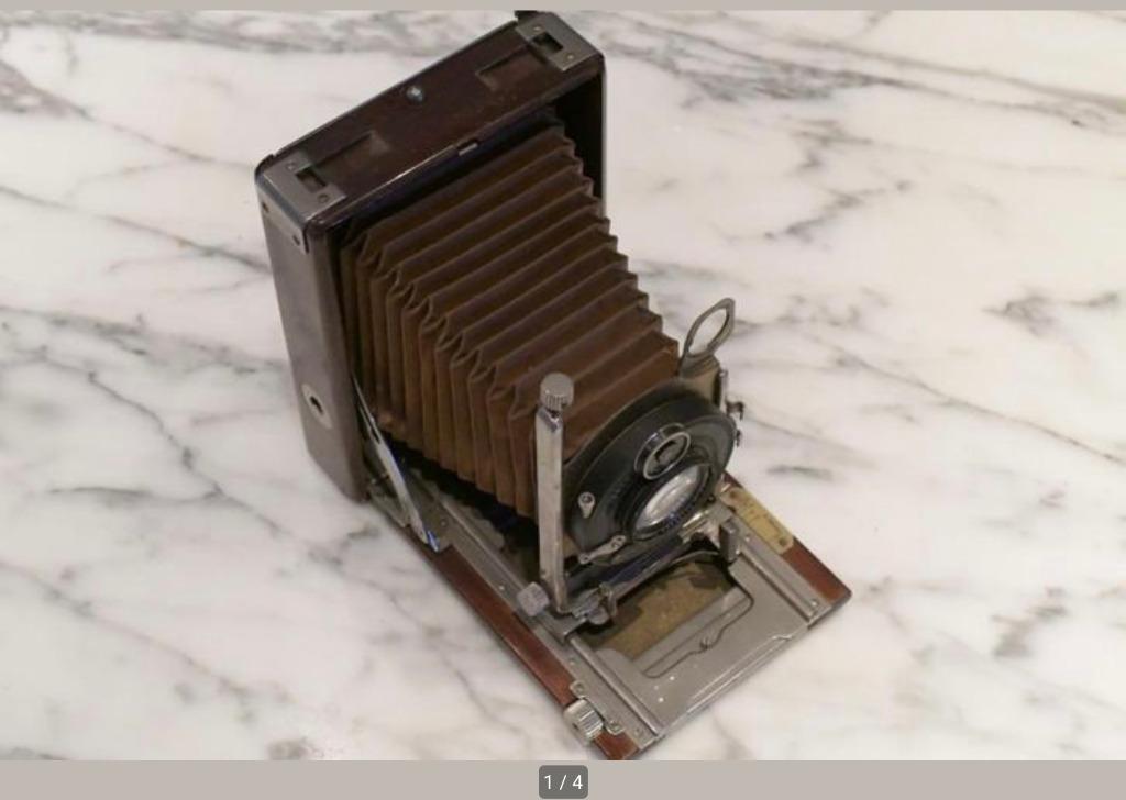 Balgcamera Ibsor D.R.P. tropen, Ophalen of Verzenden, Voor 1940, Fototoestel