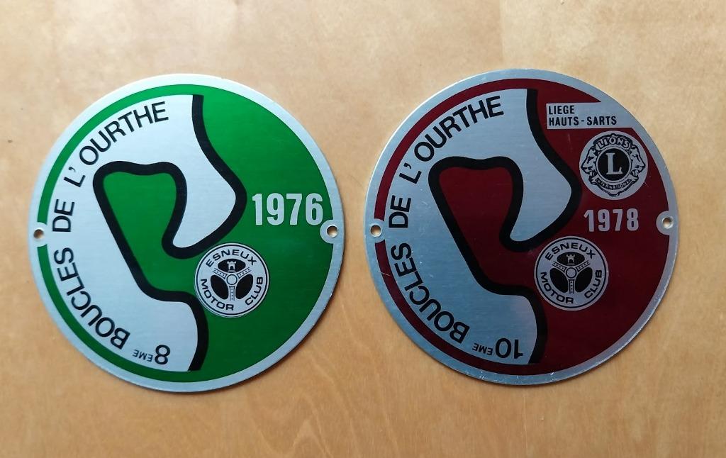 2 petites plaques Rallye ( 1976/1978), Enlèvement ou Envoi
