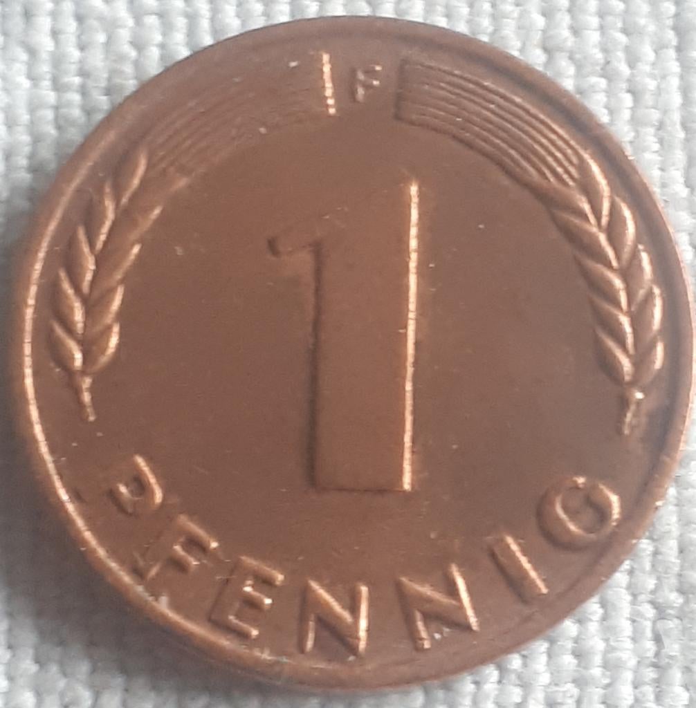 DUITSLAND: 1 PFENNIG 1948 F Bank DEUTSCHE LÄNDER KM UNC A101, Postzegels en Munten, Munten | Europa | Niet-Euromunten, Losse munt