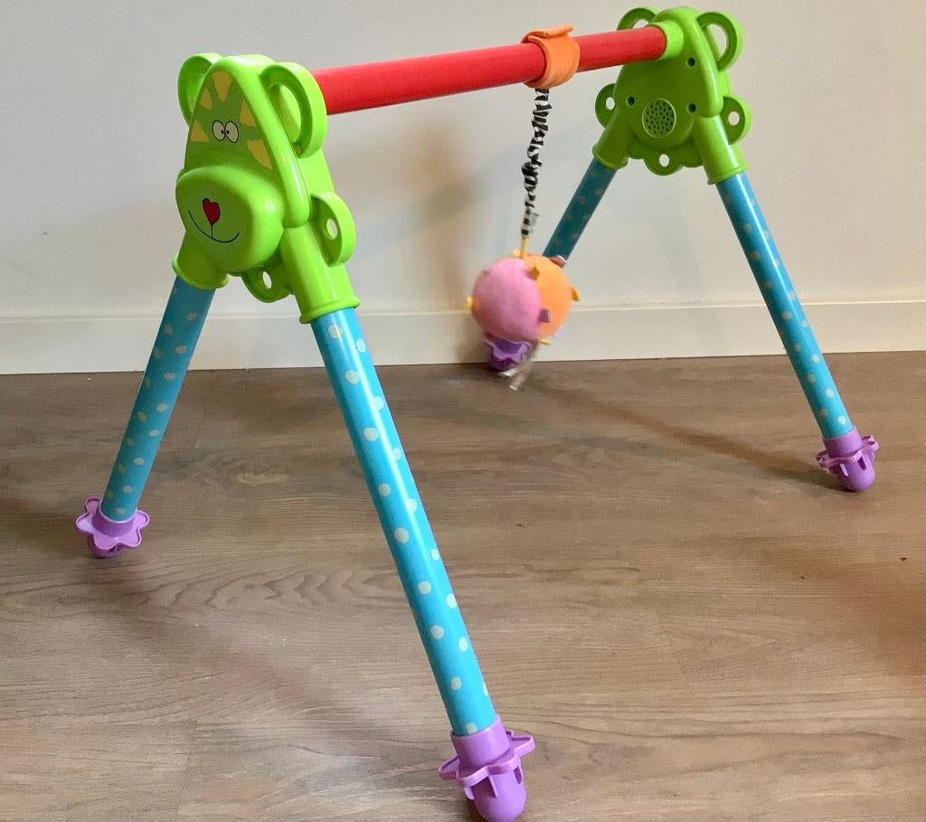 Speelbrug/babygym/speelboog voor babies + 1 pluchen speelbal, Ophalen of Verzenden, Gebruikt, Babygym