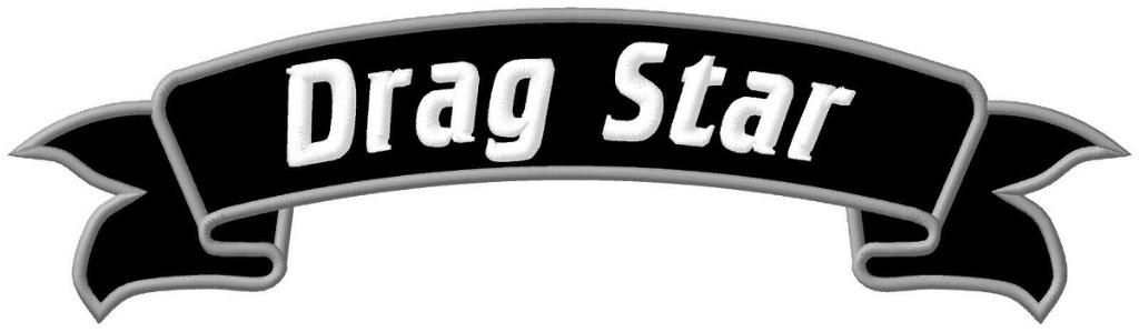 Banner patch Yamaha Drag Star - 320 x 90 mm, Motoren, Ophalen of Verzenden, Nieuw
