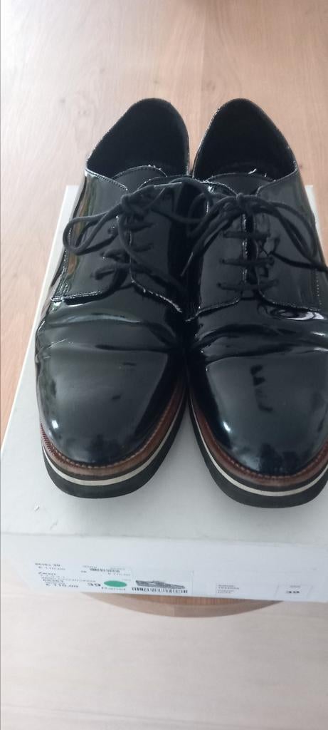 Nog  goede  zwarte in lakleer schoenen maat 39.Moet weg., Ophalen, Marion Toufet, Zwart, Dansschoenen