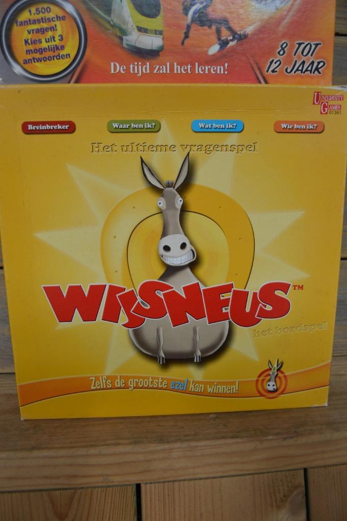 gezelschapsspelletje Wijsneus, Hobby en Vrije tijd, Ophalen of Verzenden, Zo goed als nieuw, Hasbro