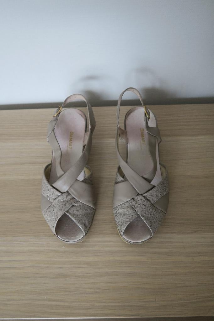Sandales gris clair - Damart - M 40, Gris, Enlèvement ou Envoi, Porté, Damart