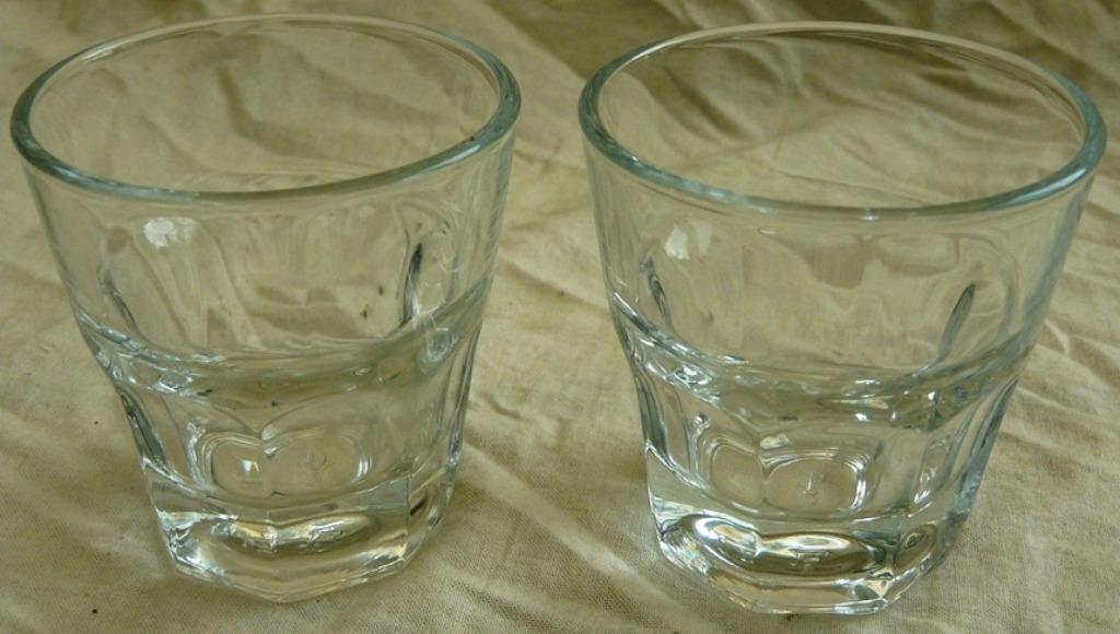 Set Waterglazen, Picardie, Inhoud: 12cl, 2 stuks., Ophalen of Verzenden, Gebruikt, Waterglas