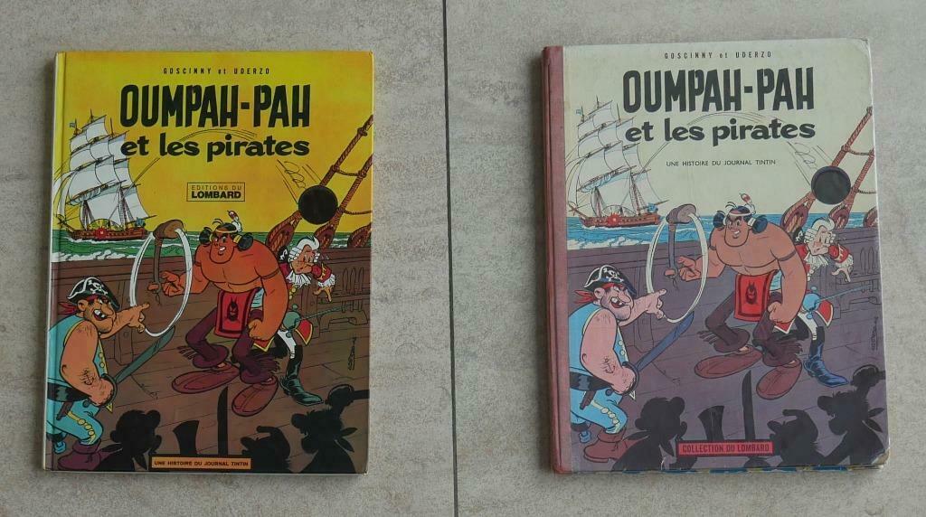 BD Oumpah-Pah et les pirates 1962 et 1976, Livres, Enlèvement ou Envoi, Utilisé