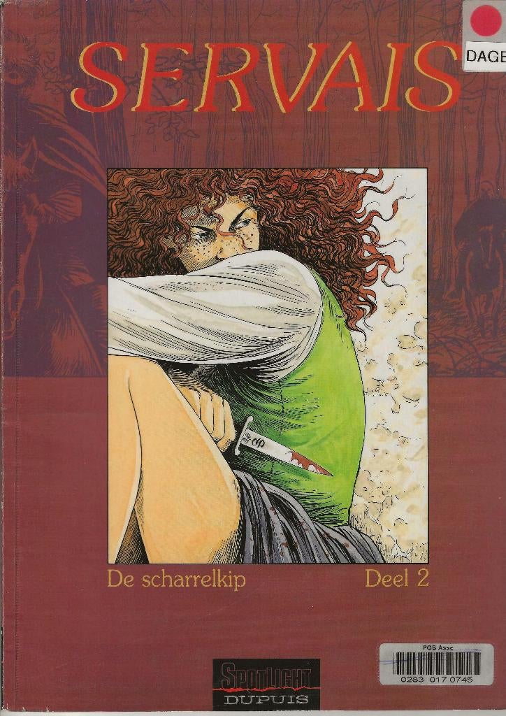 Servais - De scharrelkip Deel 2 (1ste druk), Servais, Enlèvement ou Envoi, Une BD, Utilisé