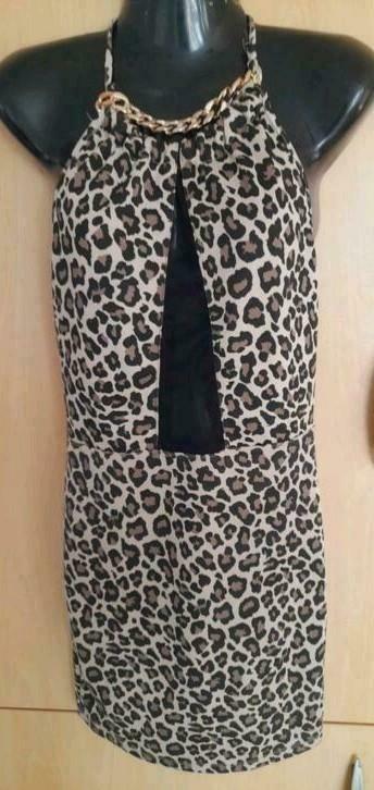 Robe sexy leopard, Neuf, Enlèvement ou Envoi, Brun, Au-dessus du genou