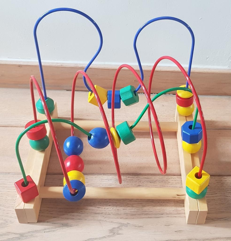 Houten kralenbaan (IKEA), Kinderen en Baby's, Ophalen, Zo goed als nieuw