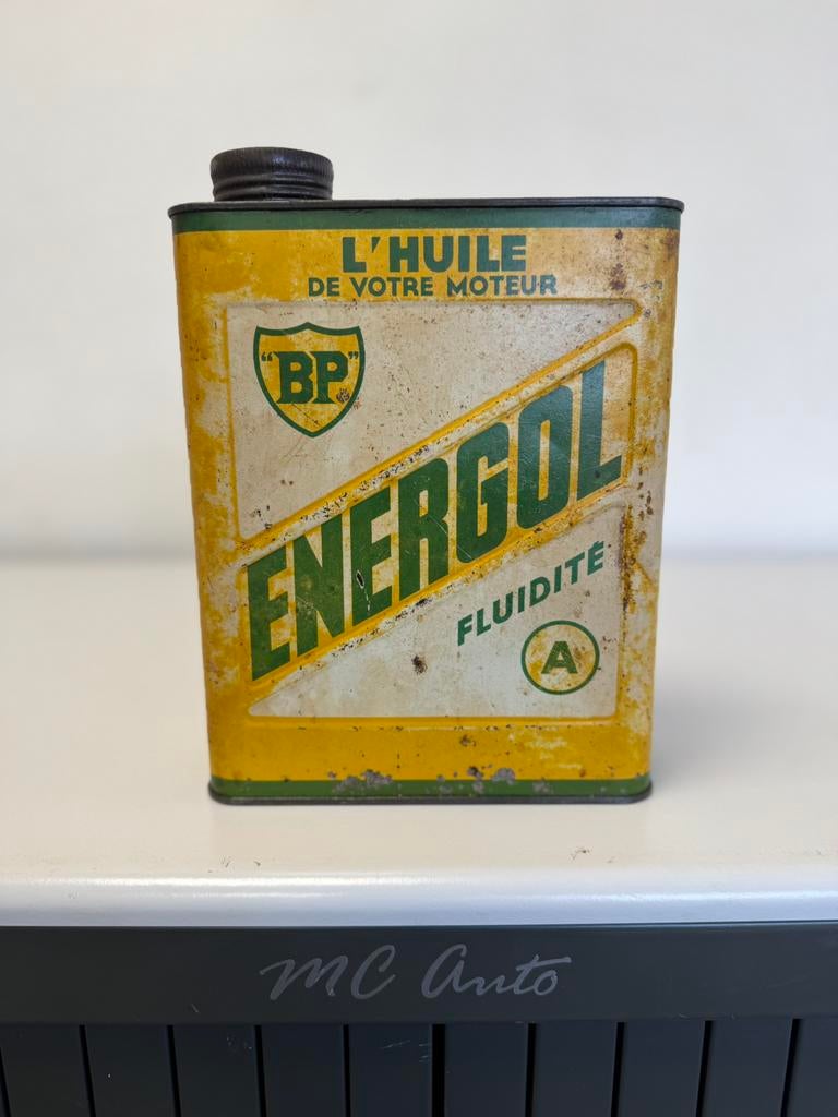 BP Energol zeldzaam olie blil, Verzamelen, Ophalen of Verzenden, Gebruikt, Overige, Overige merken
