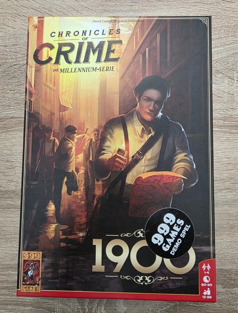 Chronicles of Crime 1900 - Bordspel, 1 ou 2 joueurs, Enlèvement, Utilisé, 999 Games