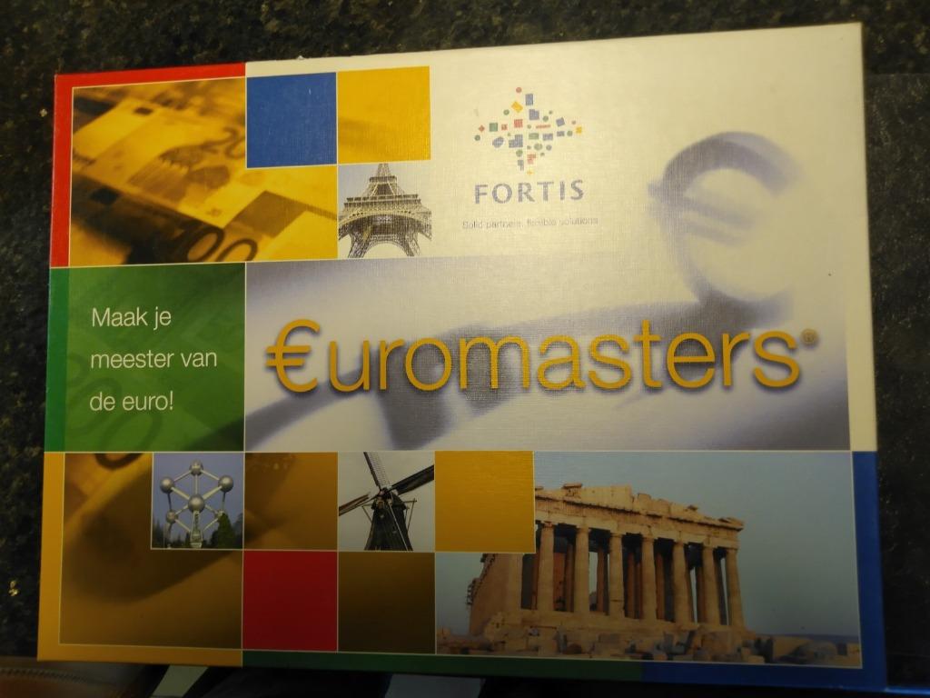 Euromasters Fortis (gezelschapsspel van Jumbo), Hobby en Vrije tijd, Ophalen of Verzenden, Zo goed als nieuw