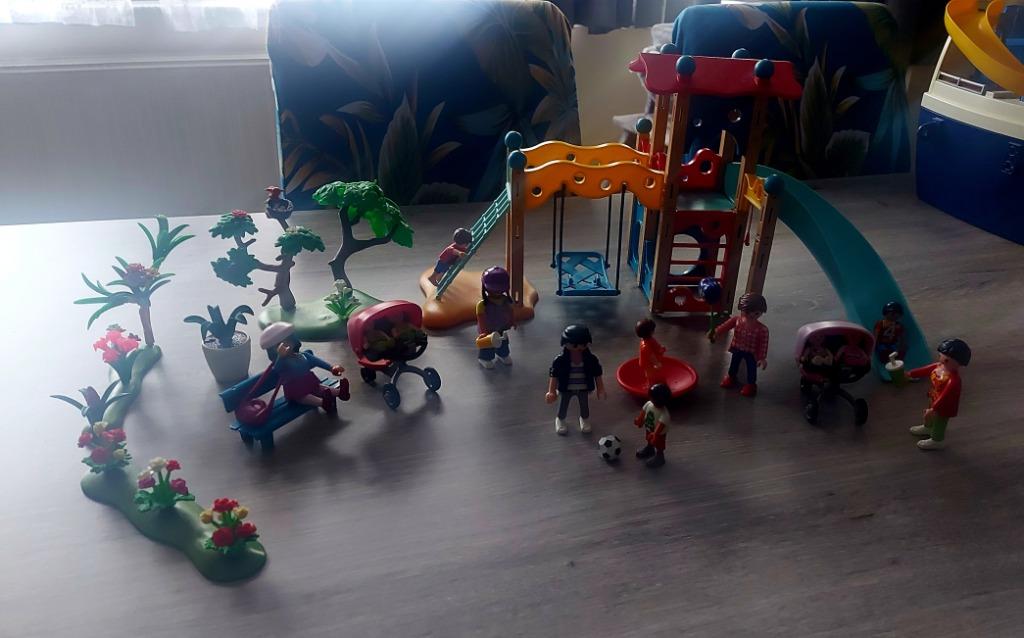 Ensemble playmobil parc plaine de jeux, Ophalen, Zo goed als nieuw, Complete set