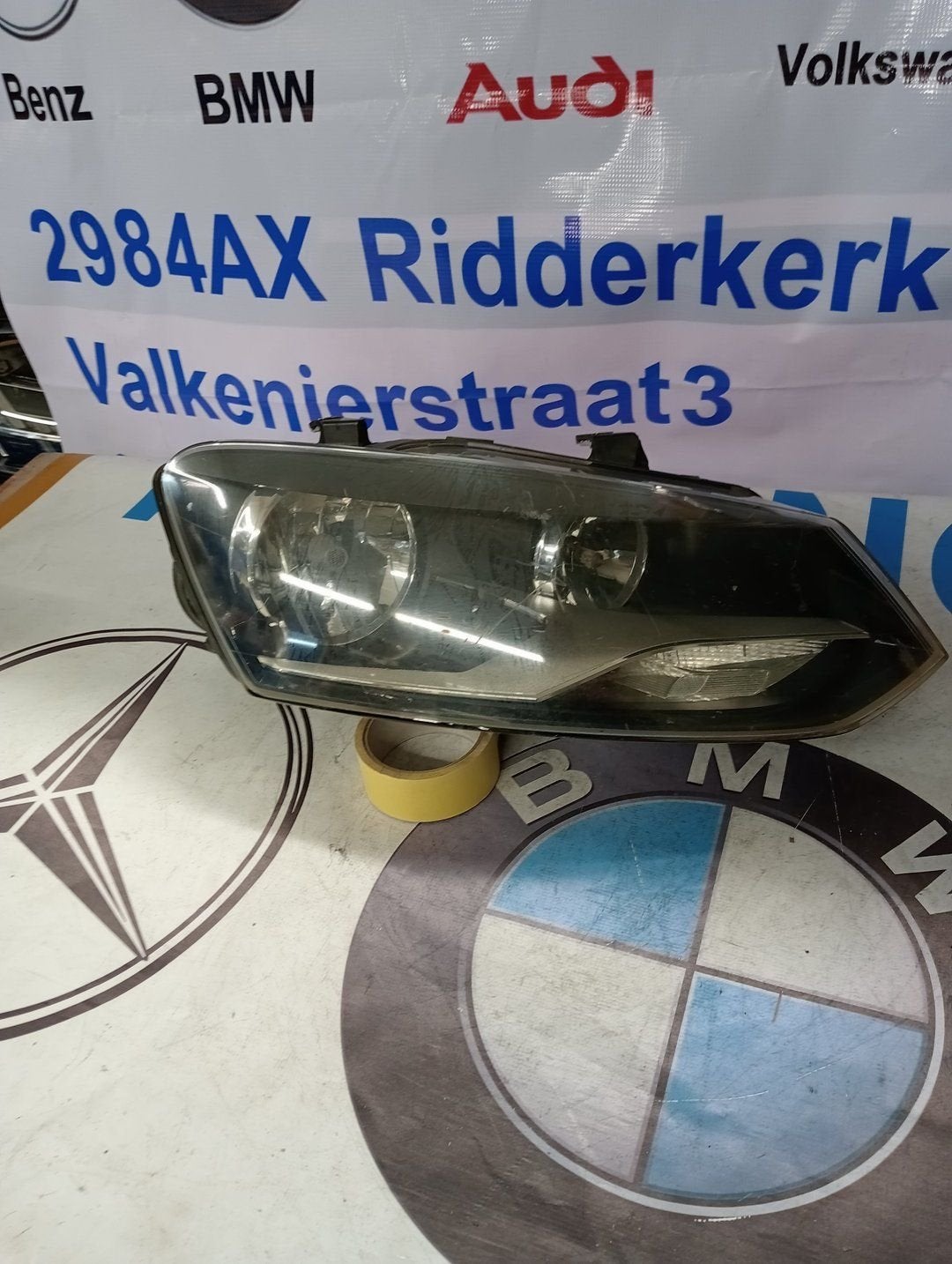 VW Polo 6R H7 Halogeen Koplamp Rechts R 6R1941008F, Auto-onderdelen, Gebruikt, -, Volkswagen, -