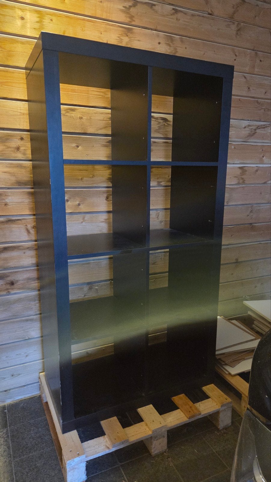 kallax kast ikea (met gebruikerssporen), Ophalen