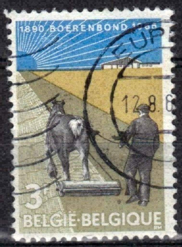 Belgique 1965 - Yvert/OBP 1341 - L'Union belge ds agri (ST), Timbres & Monnaies, Timbres | Europe | Belgique, Envoi, Affranchi