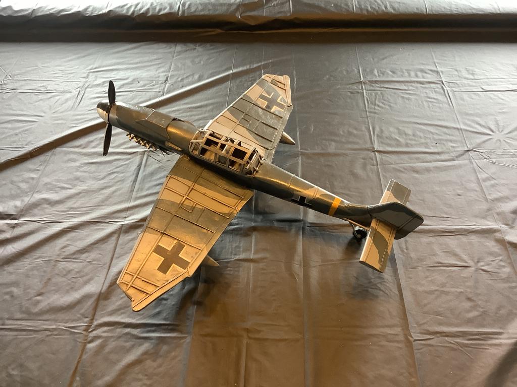 Chasseur bombardier en tôle allemand ww2  JU 87, Ophalen