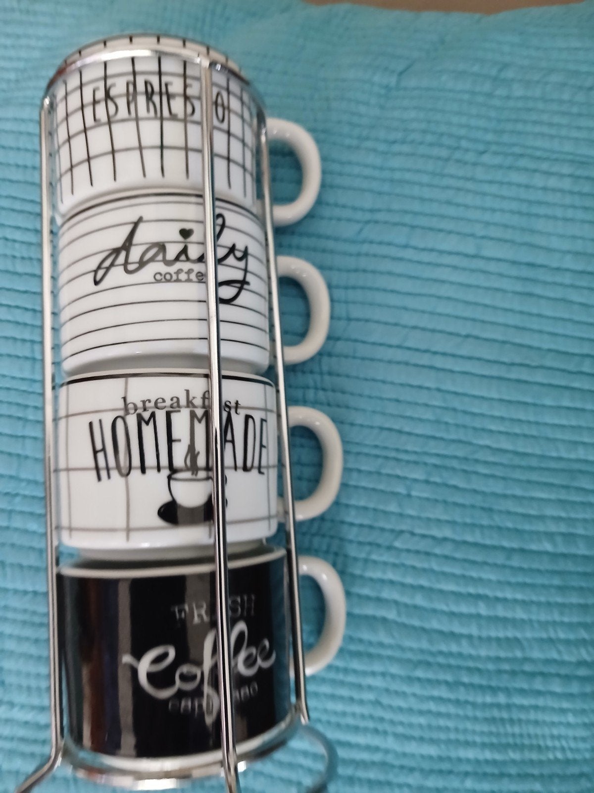 tasses Expresso avec support, Enlèvement ou Envoi, Comme neuf