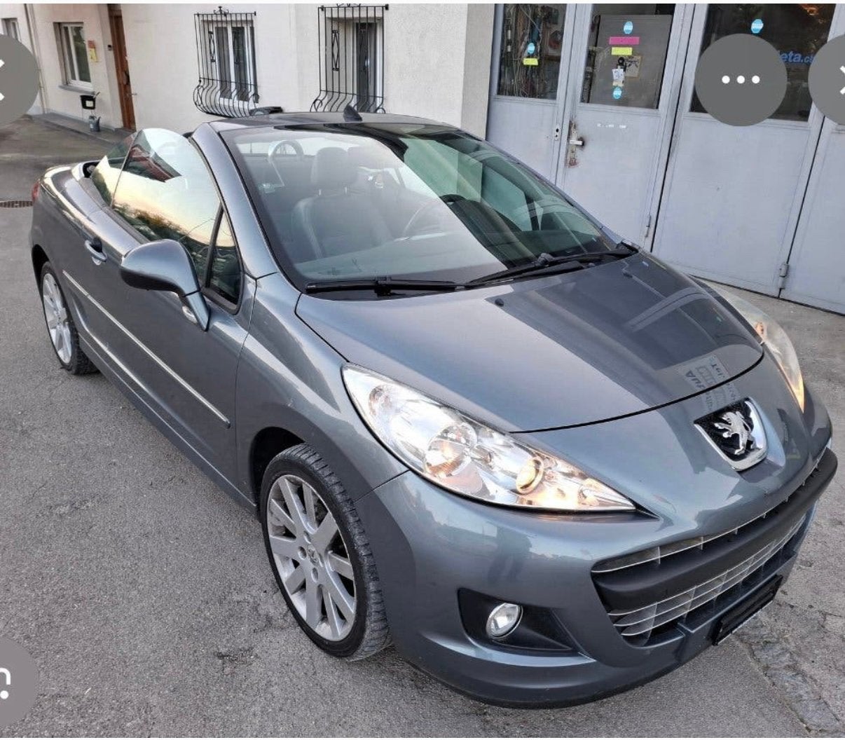 Peugeot 207 1.6 i cabrio, Argent ou Gris, Achat, Cabriolet, Boîte manuelle
