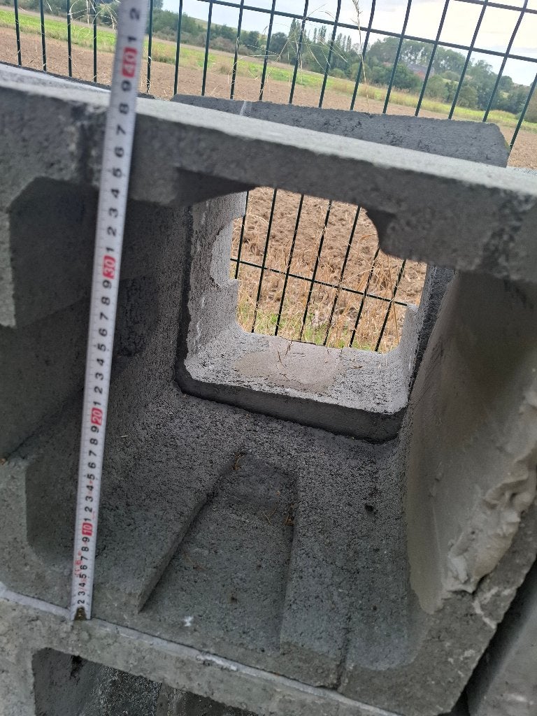 32 Chambres de visite béton - réhausse 38x38x38, Bricolage & Construction, 35 à 50 cm, Enlèvement, Utilisé, Moins de 40 cm