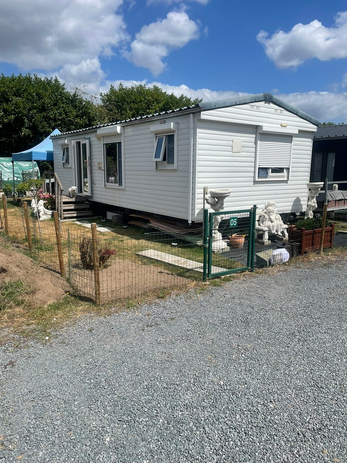 Te koop stacaravan, Caravans en Kamperen, Stacaravans, tot en met 2, Ophalen