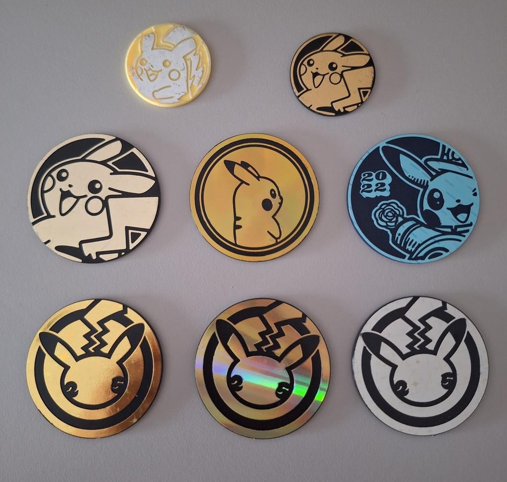 Munten Pokemon Pokémon Pikachu coin coins munt, Ophalen of Verzenden