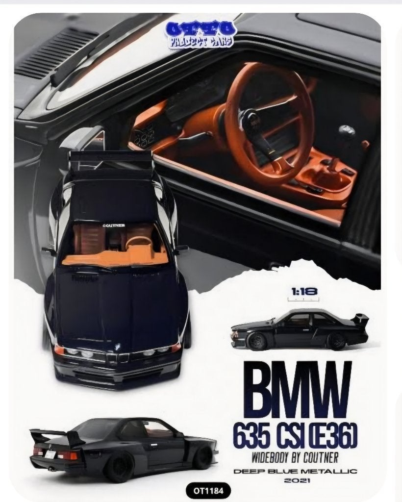 Pré-commande !! BMW 635 CSI (E24) Widebody 1/18ème, Hobby & Loisirs créatifs, Neuf, OttOMobile, Enlèvement ou Envoi, Voiture