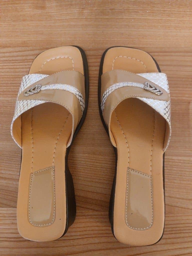 Sandales dame, Sans marque, Beige, Comme neuf, Autres types