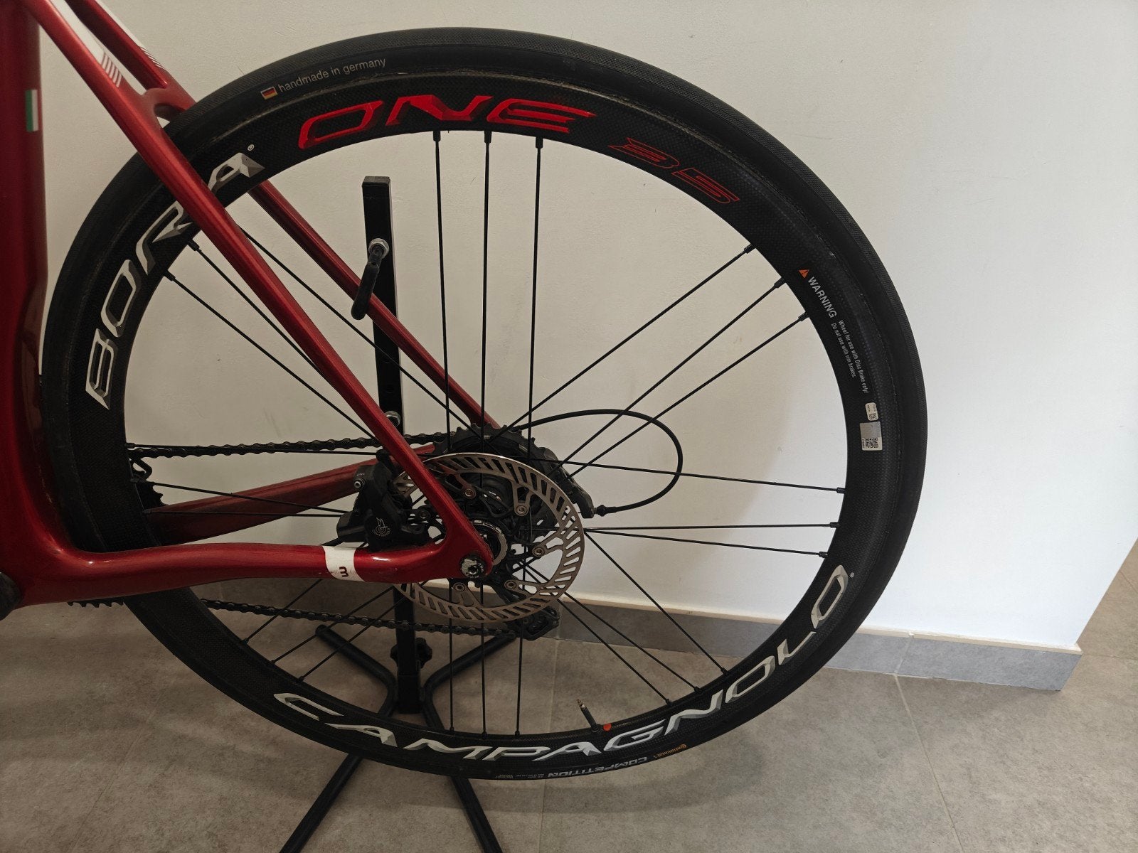 bora one 35, Vélos & Vélomoteurs, Enlèvement ou Envoi, Campagnolo, Comme neuf, Carbone