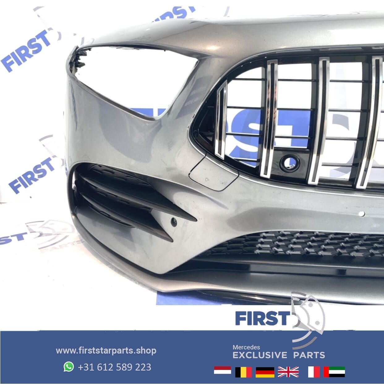 W177 V177 AMG VOORBUMPER ORIGINEEL Mercedes A Klasse 2018-20, Auto-onderdelen, Gebruikt, -, Voor, Ophalen of Verzenden