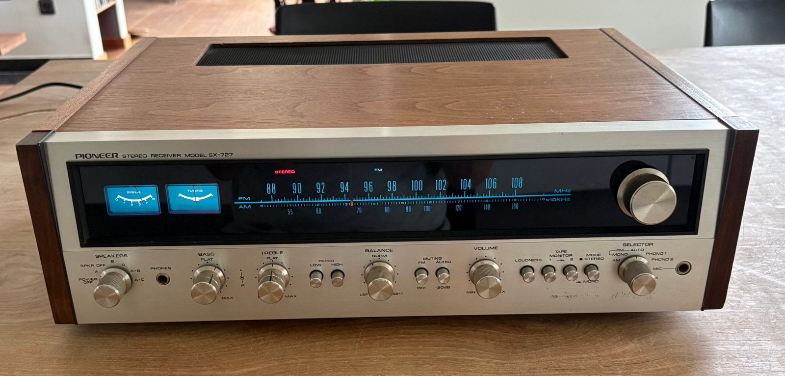 Pioneer SX-727 receiver, TV, Hi-fi & Vidéo, Amplificateurs & Ampli-syntoniseurs, Enlèvement, Utilisé, Pioneer