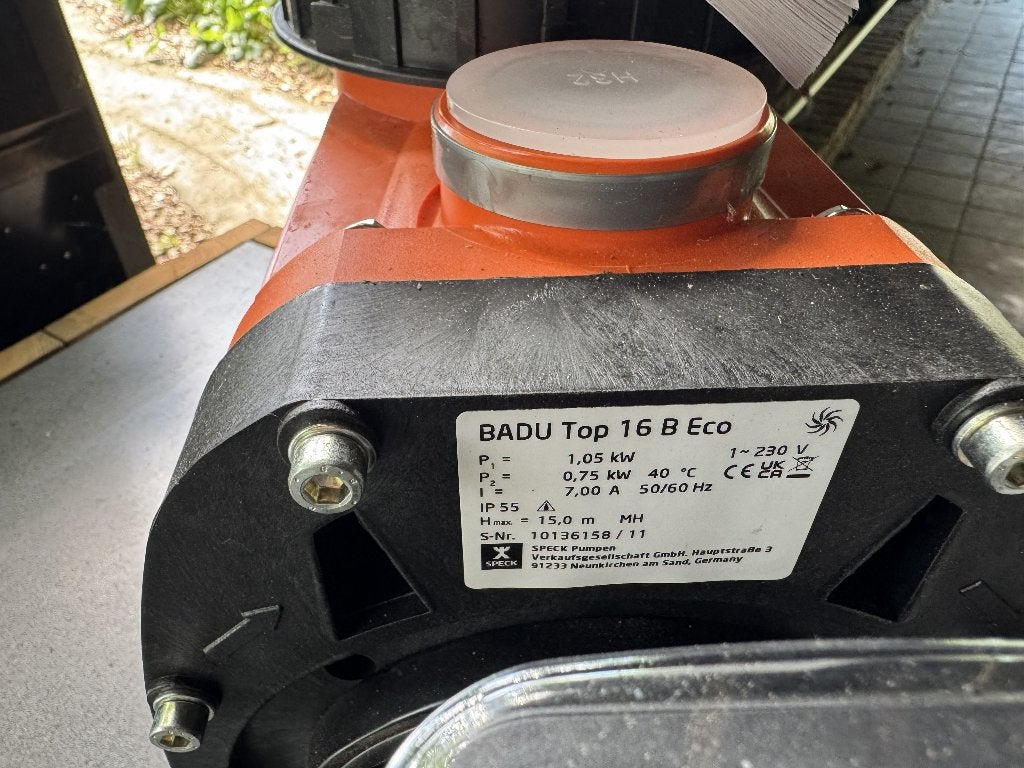 Zo goed als nieuwe zwembadpomp BADU Top 16 B Eco, Tuin en Terras, Ophalen, Zo goed als nieuw, Zwembadpomp