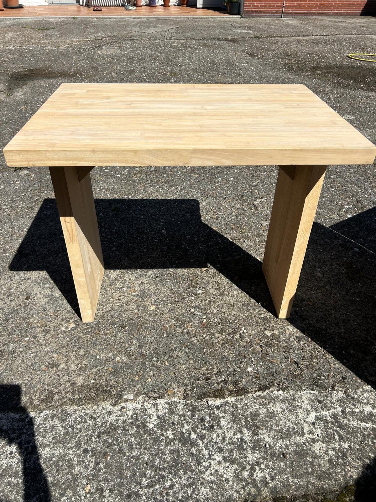 Bureau vol hout Eik, Jardin & Terrasse, Enlèvement, Comme neuf, Bois