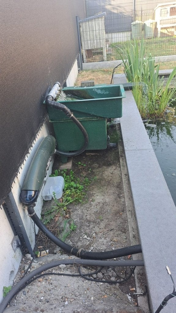 complete visvijver  installatie, Jardin & Terrasse, Étangs, Enlèvement, Utilisé