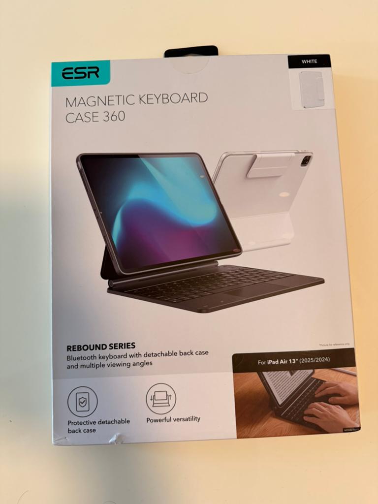 Magnetic Keyboard Case Ipad Air 13” 2025, Computers en Software, Tablet-hoezen, Ophalen, 13 inch of meer, Nieuw, Ipad Air 13